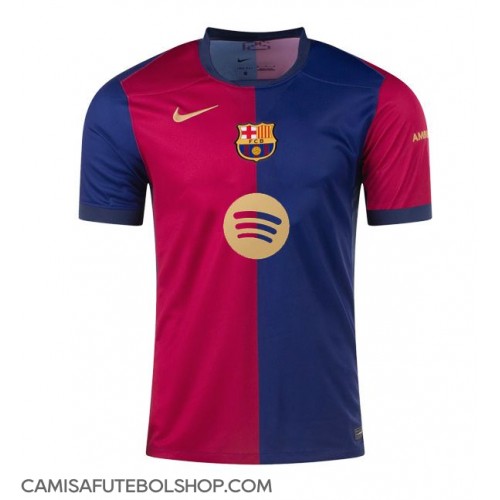 Camisa de time de futebol Barcelona Replicas 1º Equipamento 2024-25 Manga Curta